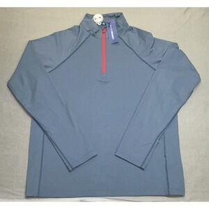 Badd Bogey Mens Golf Pullover Navy Blue  Sz Med New 1/4 Zip
